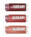 Hurraw! Banana, Apple, Pineapple Lip Balms, 3 Pack Bundle: Organic, Certified Vegan, Cruelty and Gluten Free. Non-GMO, 100% Natural. Bee, Shea, Soy & Palm Free. Made in USA