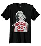 Publiciteez Men's Marilyn Monroe Michael 23 T-shirt