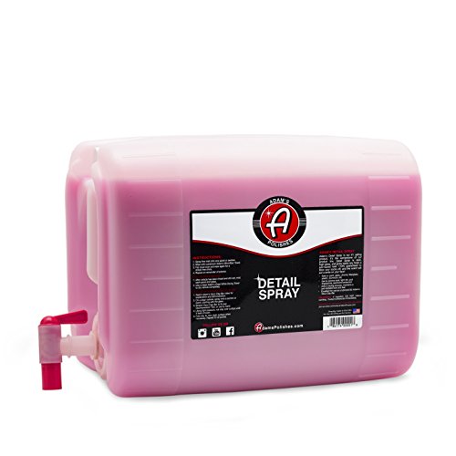 Adam's Detail Spray - Enhance Gloss, Depth, Shine - Extends Protection With Wax Boosting Technology - Our Most Iconic Product, Guaranteed To Outshine The Competition (5 Gallon)