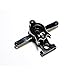 Hot Racing VXS4801 Aluminum Servo Saver Steering Bellcrank (Black) - 1/16 TRA