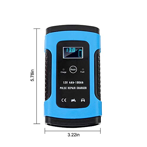 [Upgraded] Automotive Smart Battery Charger 5A 12V | Smart Battery Maintainer for Car, Motorcycle, RV, SUV, Lawn Mower, Boat, RV, SUV, ATV and More - Thumbnail 5