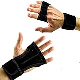 Leather Padding Cross Training Gloves with Wrist Support for WODs & Gym Workouts Anti slip gloves Weightlifting glove Training Gloves Fitness Gloves (black, X-large)