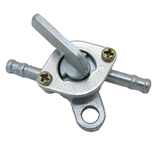 JINGKE 6mm Inline Fuel Tank Tap Valve Petcock On-Off Switch for 50cc 70cc 90cc 100cc 110cc Pit Pro Quad Dirt Bike ATV