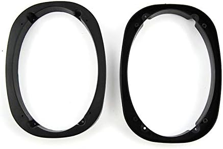 FEELDO 2pcs Car Universal 6x9 Stereo Speaker Spacer Adapter for General Use All Cars Plane Speaker Mat Ring Set