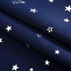 ZJXSNEH Silver Star Children Blackout Curtains for