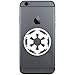 Galactic Empire Vinyl Cell Phone Decal for Smartphone (White 2