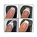 iNewcow Sheet of 5 Nail Art Sticker French Manicure Tip Guides Stickers