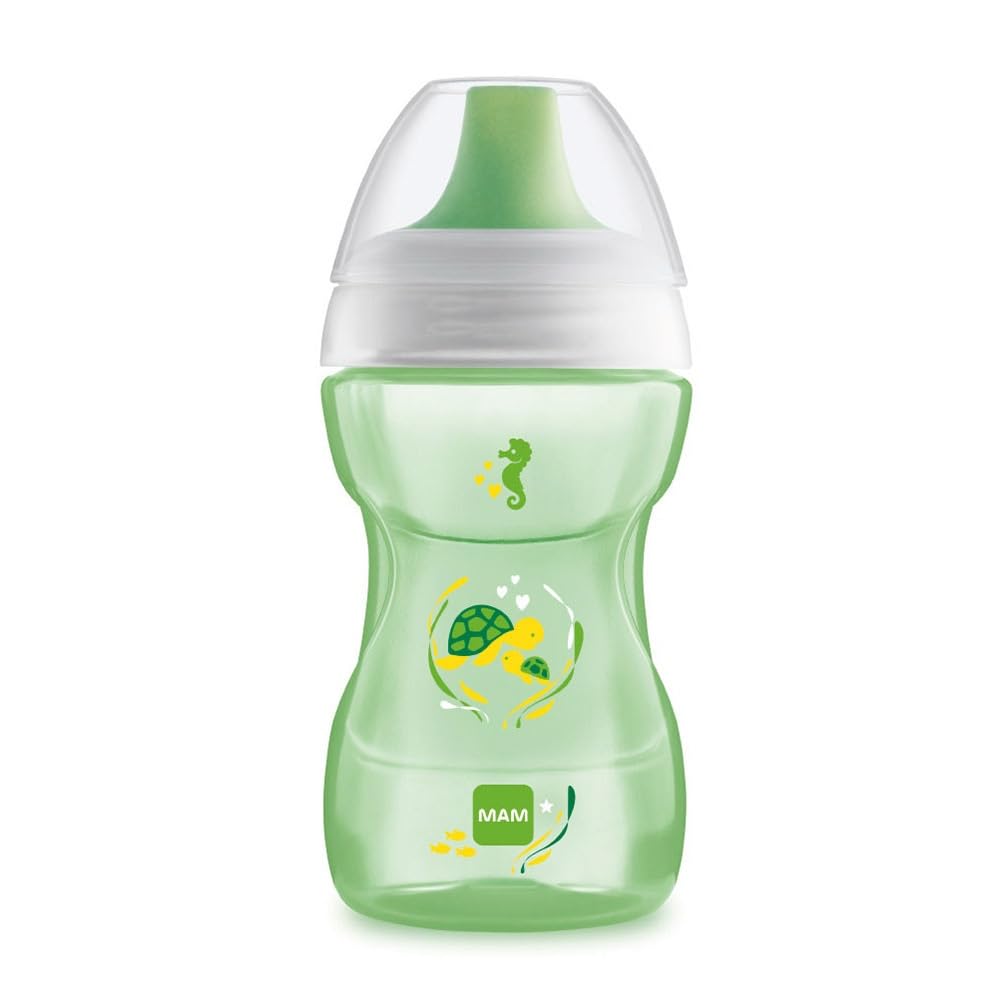 MAM Fun to Drink Cup with Handles and Hard Spout, 8+ Months, 270 ml, Neutral