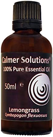 Lemongrass Essential Oil 50ml – 100% Pure & Natural – Fresh, Citrusy Aromatherapy Oil for Energy, Focus & Clarity – Ideal for Diffusers, Massage, Skincare & DIY Home Remedie