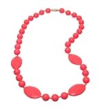 Jelly Strands Bleckley Baby Teething Necklace Coral