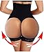 Gotoly Hi- Waist Butt Lifter Tummy Control Boy Shorts Buttock Booty Control (M/L, Black)