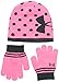 Under Armour Girls' Knit Beanie Glove Combo,Pink Punk,4-7 Years/Medium