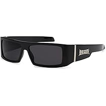 culos de sol Hard Core Locs Cholo Gangster quadrado retangular Mad