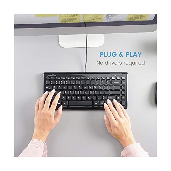 Perixx-PERIBOARD-407B-Mini-Keyboard-Wired-USB-Interface-Piano-Black-320x141x25mm-Dimension-Chiclet-Key-Design-UK-Layout Perixx PERIBOARD-407B, Mini Keyboard - Wired USB Interface - Piano Black - 320x141x25mm Dimension - Chiclet Key Design…