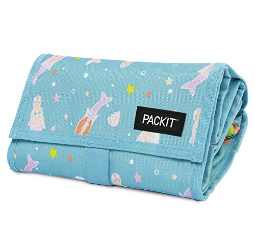 PackIt Freezable Lunch Bag with Zip Closure, Mermaids - Thumbnail 3