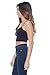 Alexander + David Women's Cropped Seamless Tank Top Soft Basic (Black, One-Size)