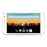 POSH MOBILE EQUAL PRO 4G LTE ANDROID GSM UNLOCKED DUAL SIM 7.0” HD World's BIGGEST Android Phone 16GB of Storage. 1 Year warranty. (Model#: L700 White)