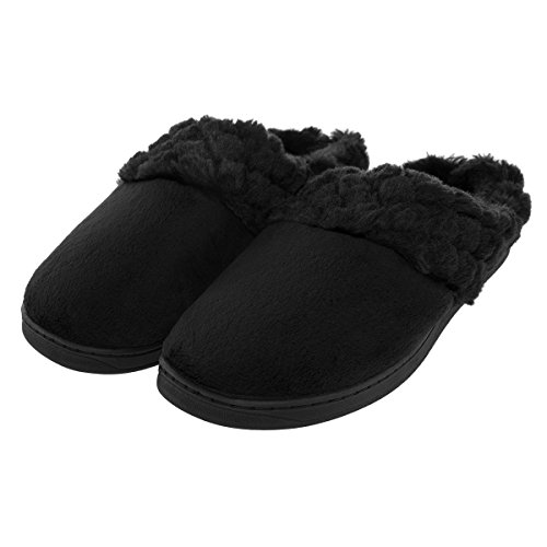 Aerosoles Womens Cushioned House Slippers With Rubber Sole Warm