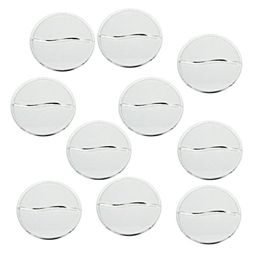 Paper Miniature Bases, 50mm Circle, 3mm Clear (10)