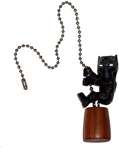 Black Panther Avengers Ceiling Fan Pull by Wooden Androyd Studio (Black Panther)