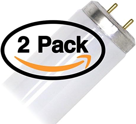 (2 Pack) GE - 80098 - F40N/ECO 40 Watt T12 Fluorescent Tube Light Bulb 40W F40T12 Neutral Warm White 3700K Replaces F40/D35/ECO F40T12/735/ECO F40SP35/ECO F40SPX35/ECO F40T12/NX/ALTO F40T12/835/ALTO