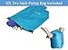 TREKOLOGY Ultralight Sleeping Pad, Inflating Camping Mattress w/Air Pump Dry Sack Bag - Compact Lightweight Camp Mat, Inflatable Backpacking Gear as Tent Pads (Teal Blue with Built-in Pillow)