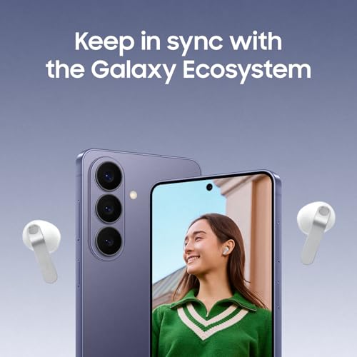 Samsung Galaxy Buds4, Black (CAD Version & Warranty) - Open Ear Fit, Hi-Res Audio, Adaptive ANC, AI Assistant