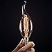 SCOMX E12 Edison Vintage Equivalent Energy Incandescent Chandelier 40W 110-130V, 280 Lumen Bent Flame Tip Bulb with Candelabra Base Home Light Fixtures Decorative, Dimmable 8-Pack