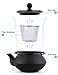 SUSTEAS Tetsubin Cast Iron Teapot with Stainless Steel Infuser Japanese tea pot kettle (29oz)