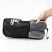 eJourney Enoch Journey Travel Neck Pillow Support, Memory Foam Travel Pillow - Travel Memory Foam Neck Pillow Portable Cover Bag, Washable Pillow Cover, Versatile for Any Trip (Grey)