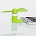 Stouch Mini Portable Dock Cool Cooler Rotating Fan iPad iPhone 6 6S 6 Plus 5 8 pin Lightning - Black - Green