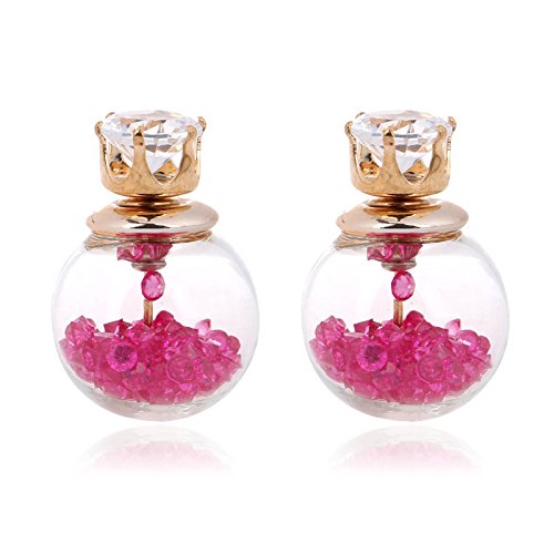 jewels galaxy gold plated stud earrings for girls (multi-colour)(cb-bllc-145)