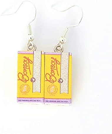 Bonsoy soy milk earrings, food jewellery, miniature food, Aussie, dangle earrings