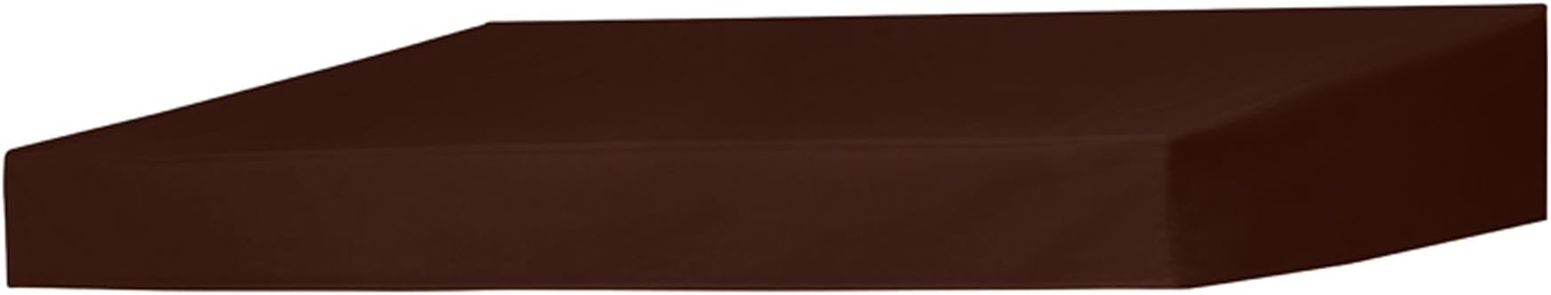 Door Canopy in a Box 3020944 Rectangular Door Canopy, 8', Cocoa