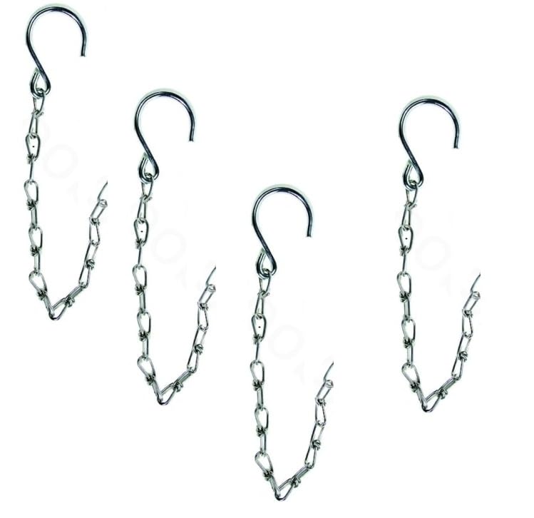 4x Security Chain Galvanised Plate Safety Chain