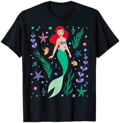 Amazon.com: Disney The Little Mermaid Ariel Splash T-Shirt