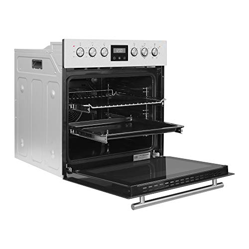 Herdset: 60cm Einbaubackofen EH6309ED + 59,5cm Glaskeramik Kochfeld EM5901RL Grill Umluft Teleskopauszüge Automatik-Timer 2-fach Wärmeschutzverglasung SET6309ED – Bild 4