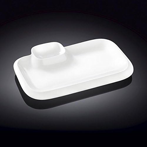 WILMAX FINE PORCELAIN SET OF 6 RECTANGULAR PLATTERS 10” X 6”| 25.5 X 15 CM WL-992574/A