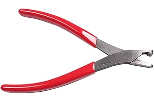 PEFORWAY Leg Band Pliers Chicken Leg Rings Pliers, Leg Band Application Pliers For Poultry Chickens Ducks Pheasants Steel Red