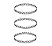 3 Pack - Henna Tattoo Choker Necklace, Black Stretch Chokers