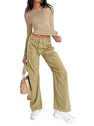 Abardsion Women's Casual Basic Going Out Crop Tops