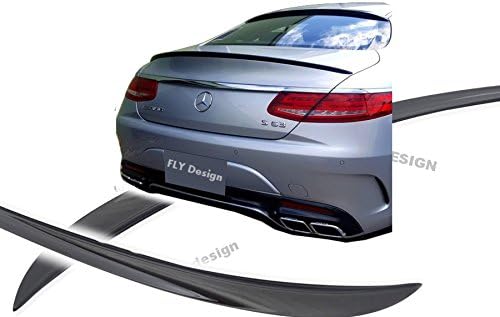S-Class 217 Rear Spoiler Black Painted Spoiler Bodykit Body