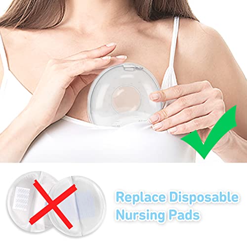 Breast Shells & Milk Collector Catcher for Breastfeeding 4 Pack, New