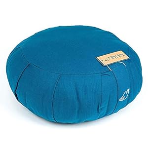 Blue Dove Yoga Zafu Meditation Cushion Filled with soft Cotton