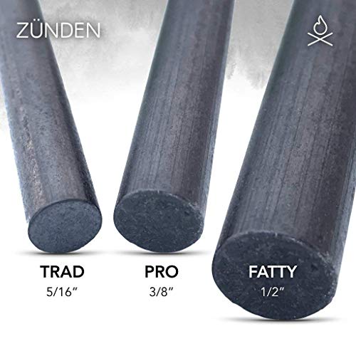 berleben-Znden-Fire-Starter-516-38-or-12-Thick-Bushcraft-Fire-Steel-with-Handcrafted-Wood-Handle-12000-20000-Strikes-Traditional-Survival-Ferro-Rod-Neck-Lanyard