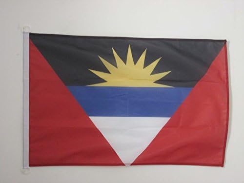 AZ FLAG, Antigua and Barbuda Flag, 2x3 Ft, For Outdoor, Antiguan Barbudan Banner Knitted Polyester with Two Plastic Rings