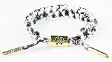 Rastaclat Amsterdam Botany Series White And Black Shoelace Bracelet