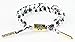 Rastaclat Amsterdam Botany Series White And Black Shoelace Bracelet