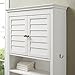 Crosley Furniture Lydia Over The Toilet Storage Cabinet and Bathroom Organizer with Hooks and Shelves, White