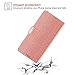 Samsung Galaxy S10 Wallet Case, [Wrist Strap] Luxury PU Leather Wallet Flip Full Body Protective Case Cover with [Card Slots] and Kickstand for Samsung Galaxy S10-Rose Gold